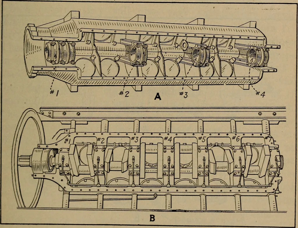 An illustration from Aviation engines; design--construction--operation and repair;, 1919, leaf 316