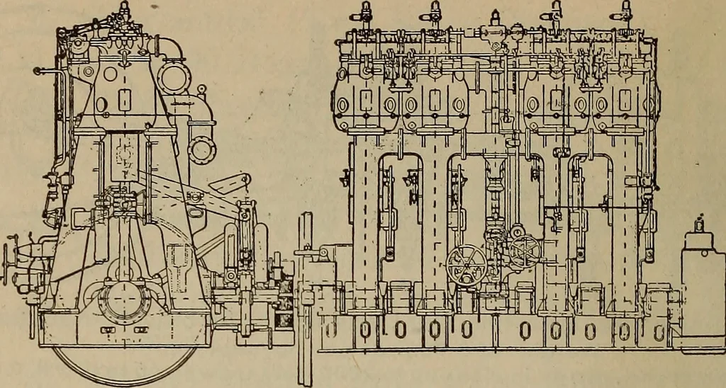 An illustration from Aviation engines; design--construction--operation and repair;, 1919, leaf 33