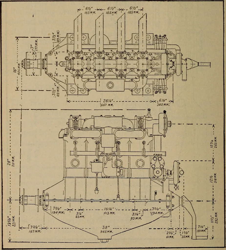 An illustration from Aviation engines; design--construction--operation and repair;, 1919, leaf 331