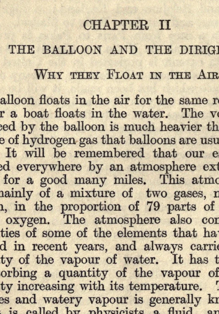 An illustration from Aviation, its principles, its present and future, 1913, leaf 14