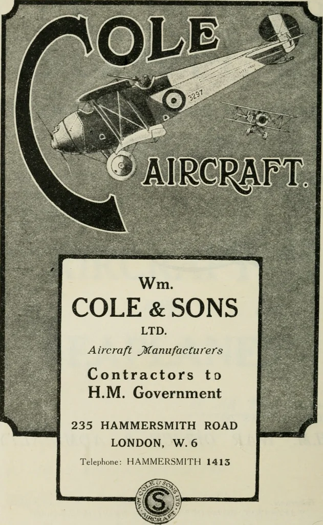 An illustration from The aviation pocket-book for 1918; a compendium of modern practice and a collection of useful notes, formulae, rules, tables and data relating to aeronautics, 1918, leaf 13