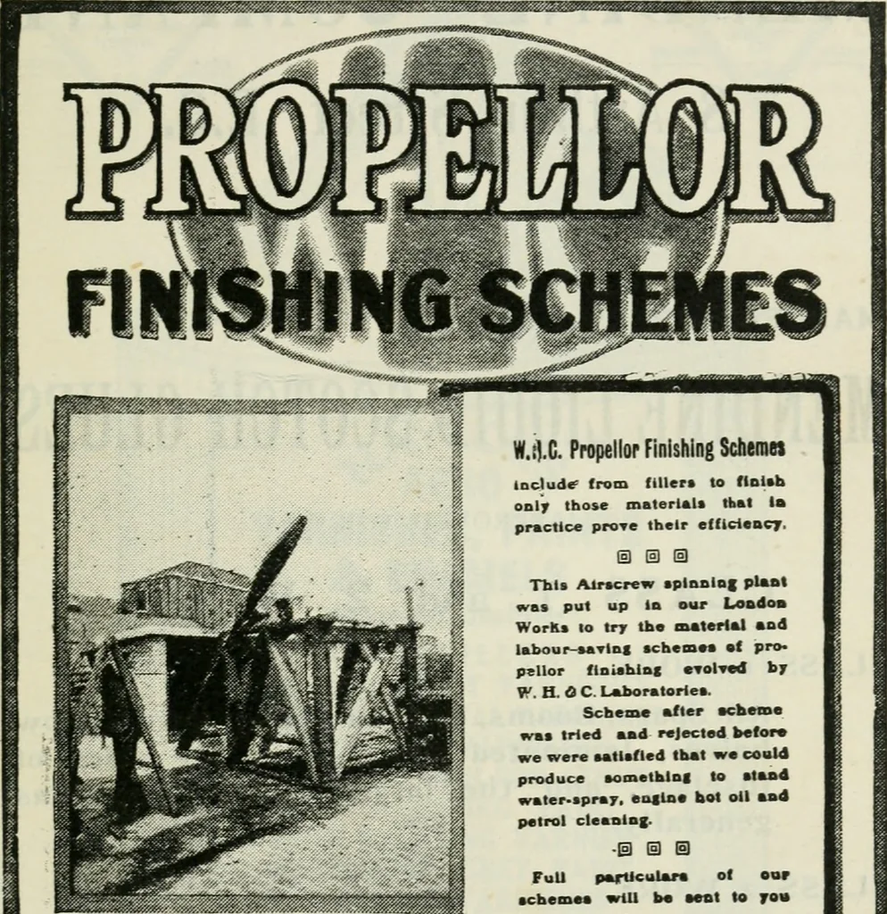 An illustration from The aviation pocket-book for 1918; a compendium of modern practice and a collection of useful notes, formulae, rules, tables and data relating to aeronautics, 1918, leaf 70