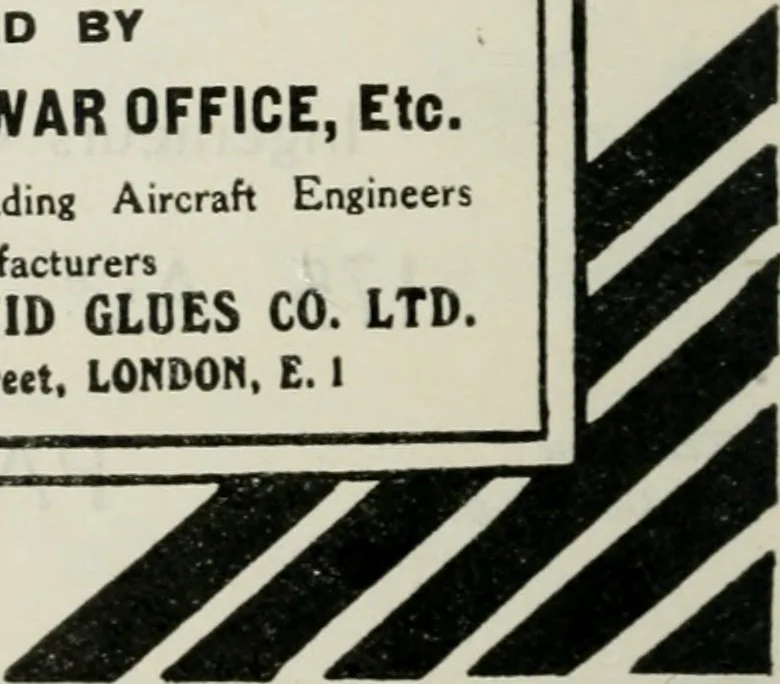 An illustration from The aviation pocket-book for 1918; a compendium of modern practice and a collection of useful notes, formulae, rules, tables and data relating to aeronautics, 1918, leaf 83