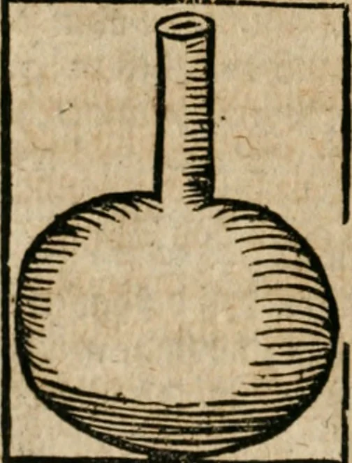 An illustration from Avrevm vellvs, oder, Guldin Schatz und Kunst-Kammer : darinnen der aller fürnemisten, fürtreffenlichsten, ausserlesenesten, herrlichisten und bewehrtesten Auctorum Schrifften und Bücher, aufs dem gar uralten Schatz der uberblibnen, verborgnen, hinderhaltenen Reliquien und Monumenten der Aegyptiorum, Arabum, Chaldaeorum & Assyriorum Königen und Weysen, 1708, leaf 281