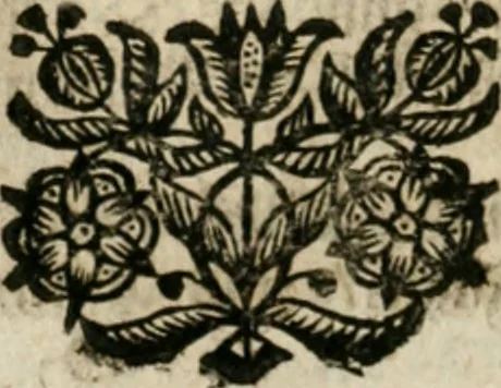An illustration from Avrevm vellvs, oder, Guldin Schatz und Kunst-Kammer : darinnen der aller fürnemisten, fürtreffenlichsten, ausserlesenesten, herrlichisten und bewehrtesten Auctorum Schrifften und Bücher, aufs dem gar uralten Schatz der uberblibnen, verborgnen, hinderhaltenen Reliquien und Monumenten der Aegyptiorum, Arabum, Chaldaeorum & Assyriorum Königen und Weysen, 1708, leaf 69