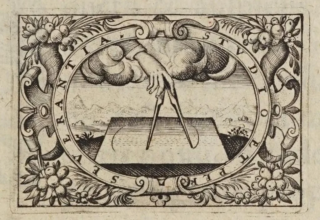 An illustration from Avstriaca sidera heliocyclia astronomicis hypothesibvs jlligata, 1633, leaf 1