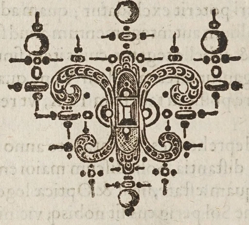 An illustration from Avstriaca sidera heliocyclia astronomicis hypothesibvs jlligata, 1633, leaf 36