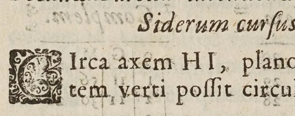 An illustration from Avstriaca sidera heliocyclia astronomicis hypothesibvs jlligata, 1633, leaf 44