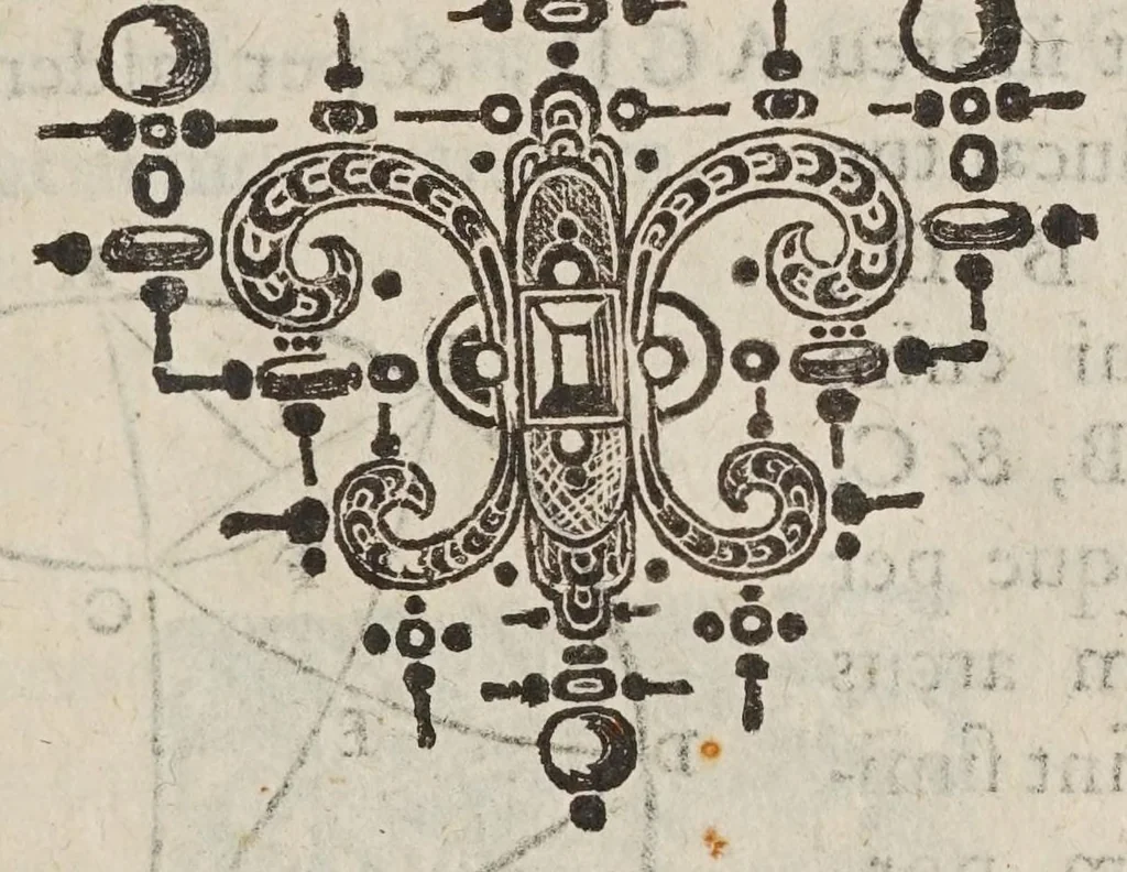An illustration from Avstriaca sidera heliocyclia astronomicis hypothesibvs jlligata, 1633, leaf 65