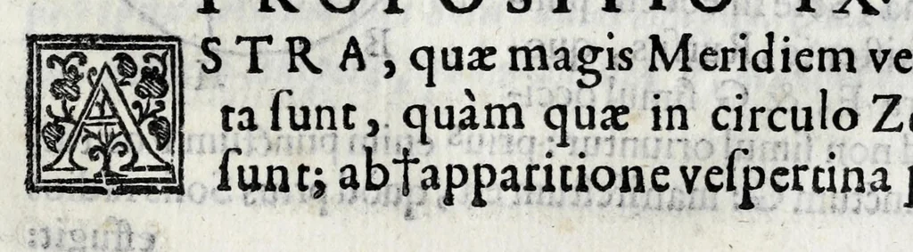 An illustration from Avtolyci De vario ortv et occasv astrorvm inerrantivm : libri dvo, nvnc primvm de Graeca lingua in Latinam conuersi : scholiis antiquis & figuris illustrati, de Vaticana Bibliotheca deprompti, 1588, leaf 43