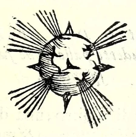An illustration from Avvertimenti, et essamini intorno a qvelle cose, che richiedono a vn perfetto bombardiero : cosi circa all'artiglieria, come anco à fuochi arteficiati, 1580, leaf 67
