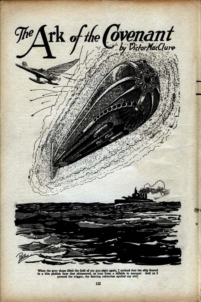 An illustration from Air Wonder Stories, Aug 1929, 1929, leaf 37
