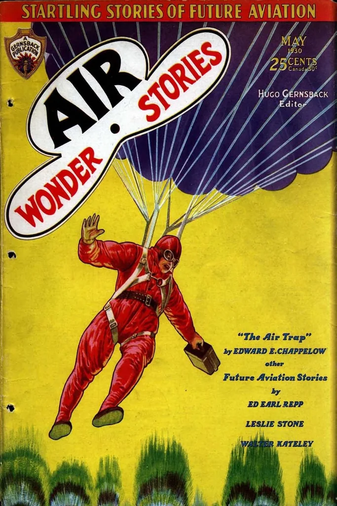 An illustration from Air Wonder Stories, May 1930, 1930, leaf 0