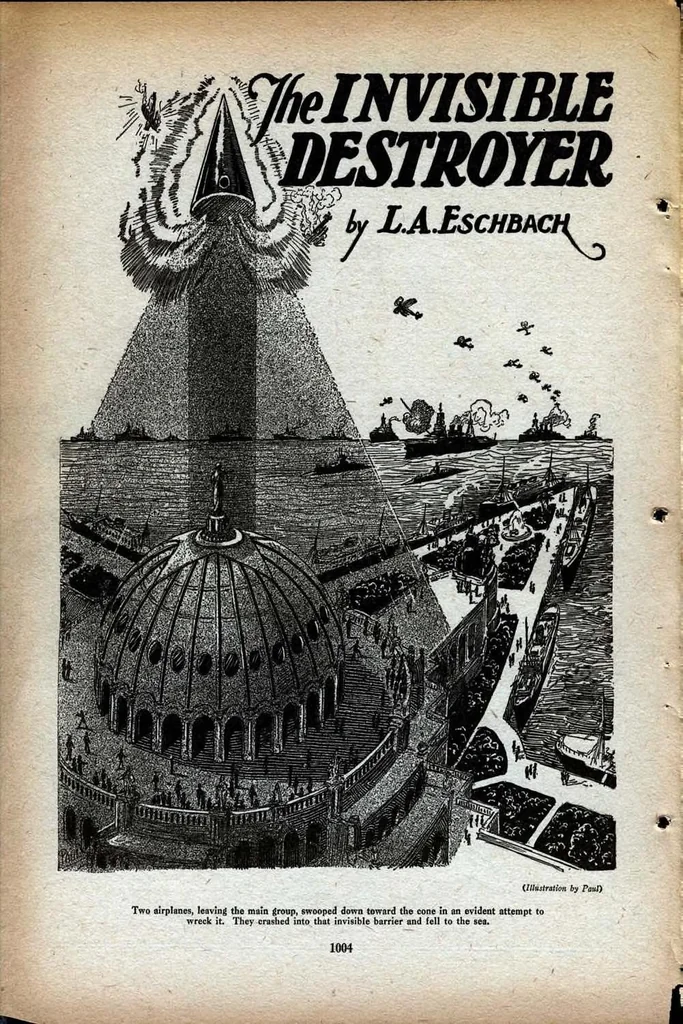 An illustration from Air Wonder Stories, May 1930, 1930, leaf 45