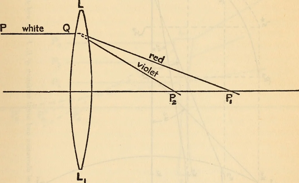 An illustration from Axial aberrations of lenses, 1918, leaf 8