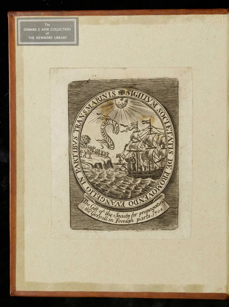 An illustration from The New Testament Of Our Lord And Savior Jesus Christ, 1661, leaf 1
