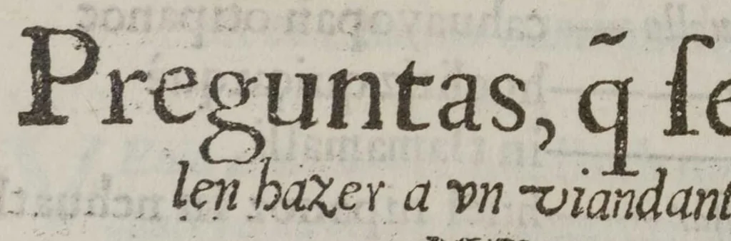 An illustration from Vocabulario Manual De Las Lenguas Castellana y Mexicana : En Que Se Contienen las palabras, preguntas, y respuestas mas communes y ordinarias que se..., 1611, leaf 82