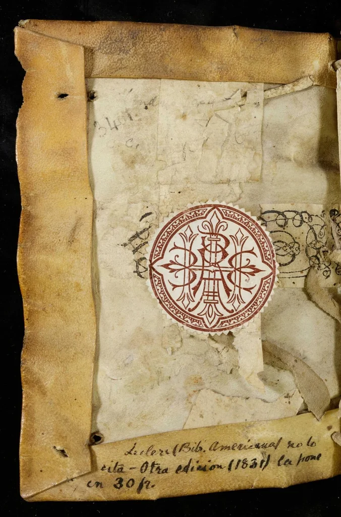 An illustration from Vocabulario Manual De Las Lenguas Castellana, y Mexicana : En Qve Se Contienen las palabras, preguntas, y respuestas mas communes, y ordinarias que..., 1700, leaf 1