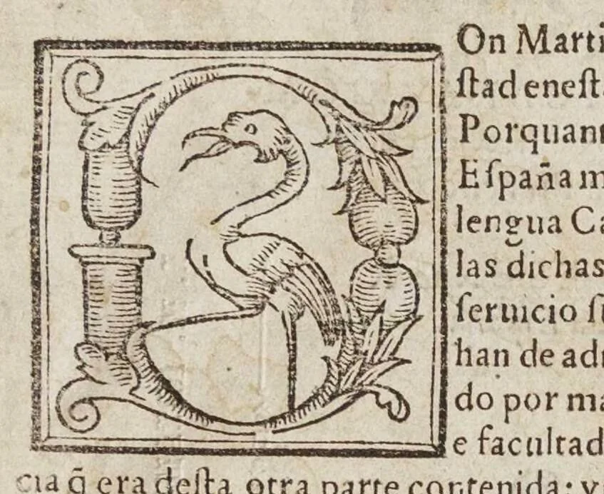 An illustration from Vocabvlario en lengva Castellana y Mexicana, 1571, leaf 5