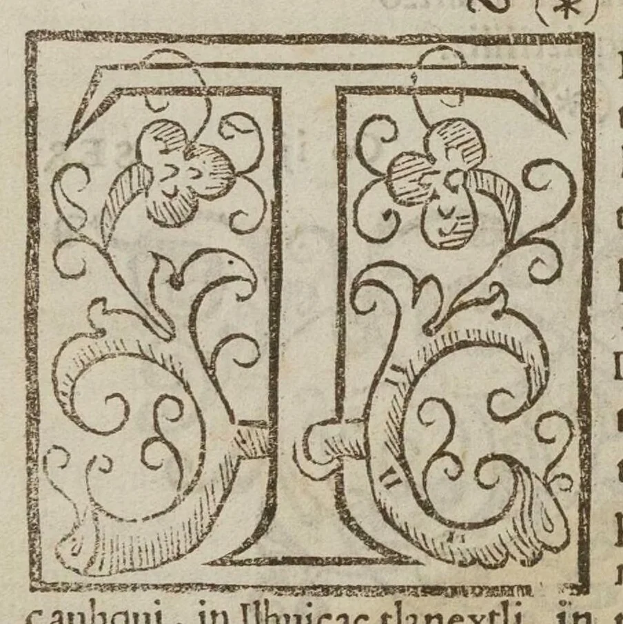 An illustration from Espeio divino en Lengva Mexicana : en qve pveden verse los padres, y tomar documento para acertar a doctrinar bien a sus hijos, y aficionallos alas..., 1607, leaf 293