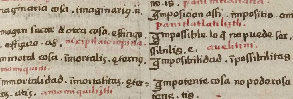 An illustration from Dictionarium ex Hisniensi in Latinum sermonem, 1540, leaf 200