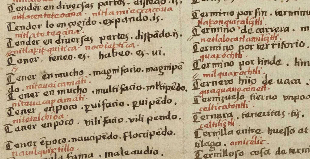 An illustration from Dictionarium ex Hisniensi in Latinum sermonem, 1540, leaf 295