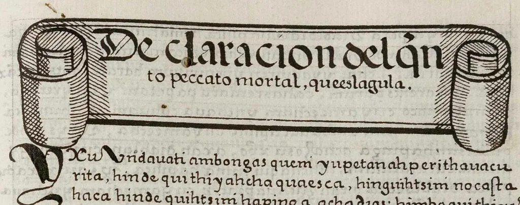 An illustration from Tratado de la doctrina, 1568, leaf 302