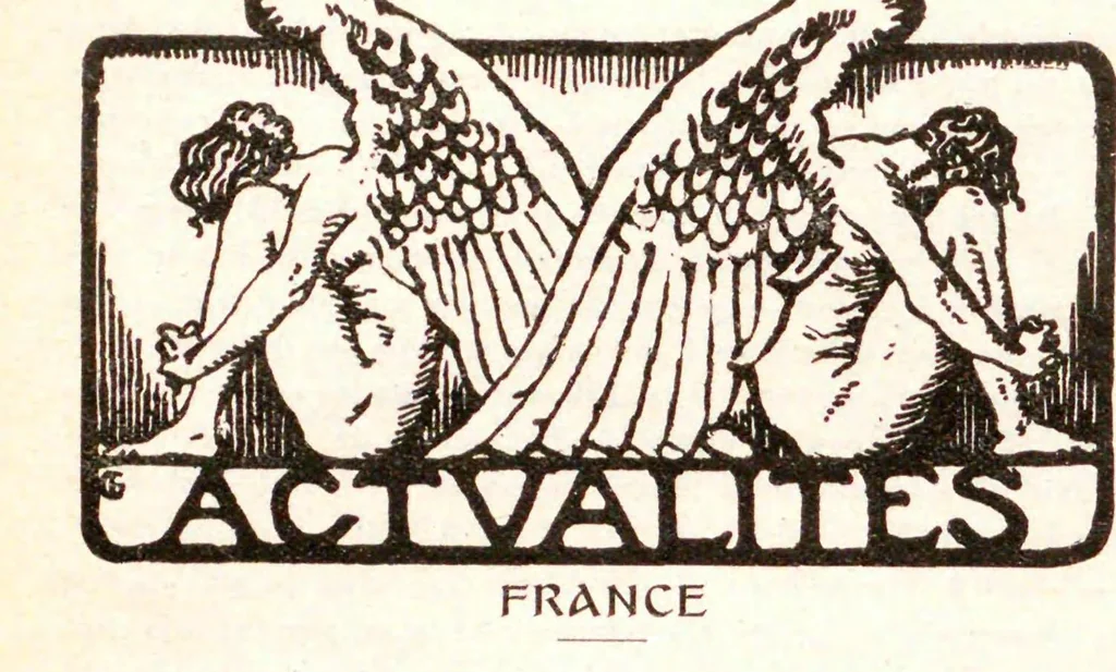 An illustration from L'Aʹeronautique, 1919, leaf 230
