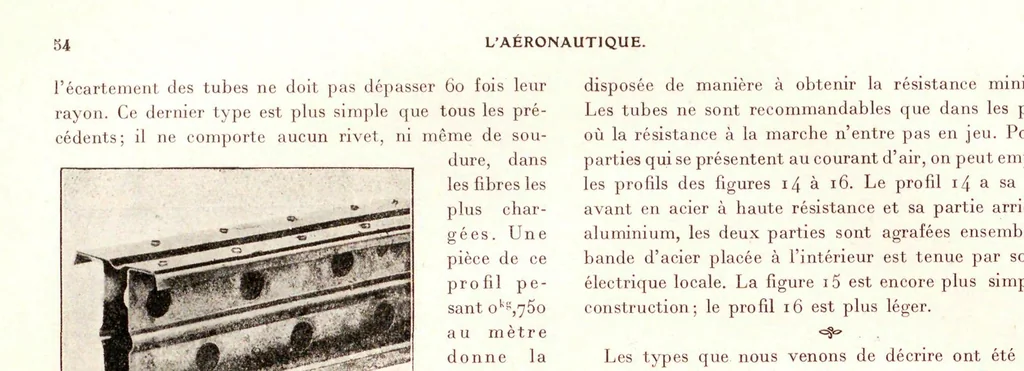 An illustration from L'Aʹeronautique, 1919, leaf 300