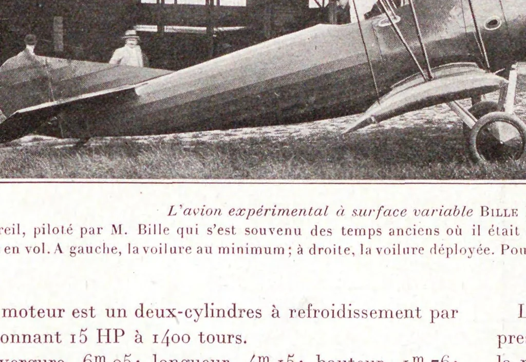 An illustration from L'Aʹeronautique, 1919, leaf 383
