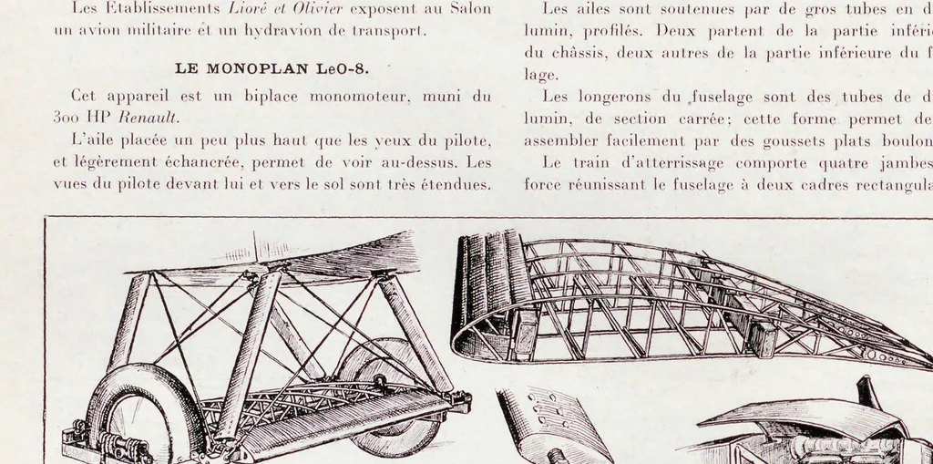 An illustration from L'Aʹeronautique, 1919, leaf 458