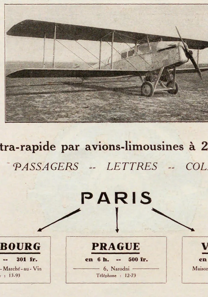 An illustration from L'Aʹeronautique, 1919, leaf 786