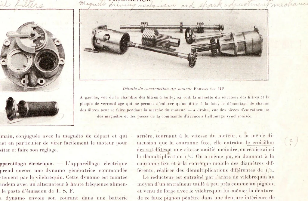 An illustration from L'Aʹeronautique, 1919, leaf 467