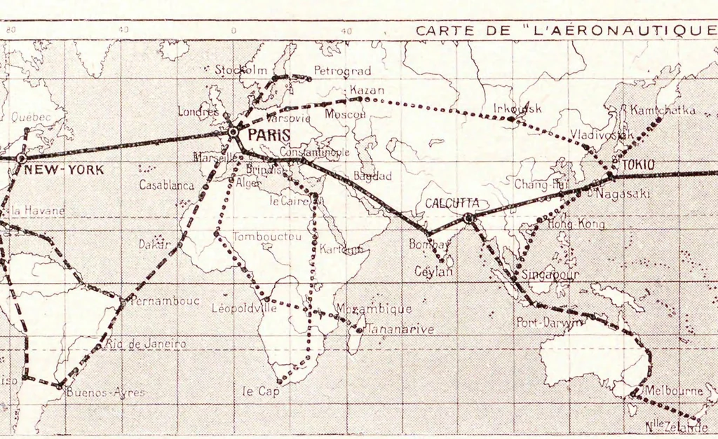 An illustration from L'Aʹeronautique, 1919, leaf 718