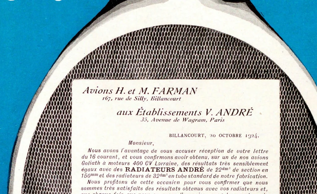 An illustration from L'Aʹeronautique, 1919, leaf 547