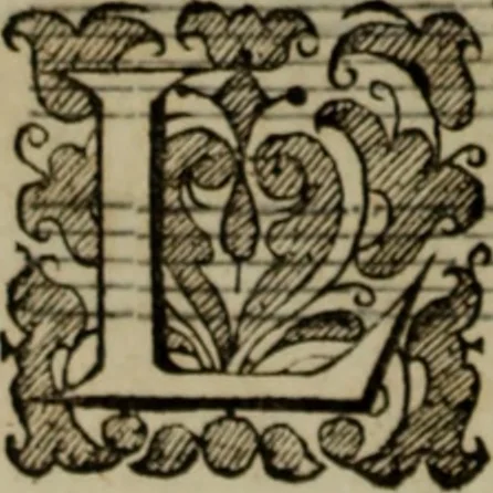 An illustration from Ayres and dialogues, : for one, two, and three voyces, 1653, leaf 111