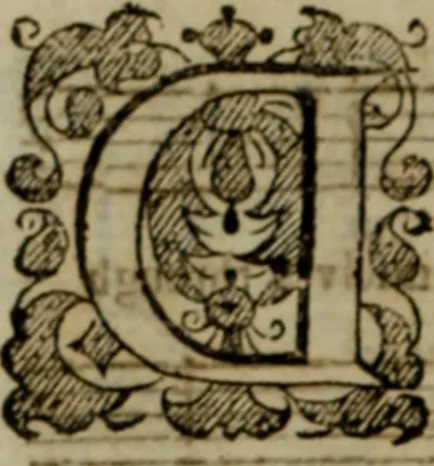 An illustration from Ayres and dialogues, : for one, two, and three voyces, 1653, leaf 117
