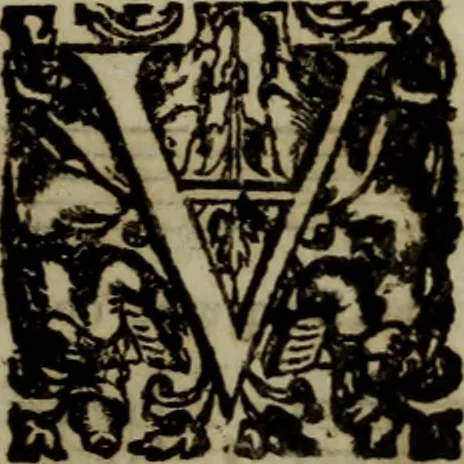 An illustration from Ayres and dialogues, : for one, two, and three voyces, 1653, leaf 140