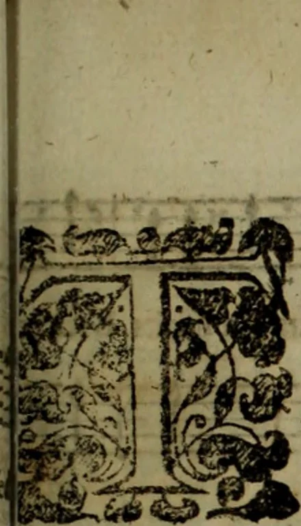 An illustration from Ayres and dialogues, : for one, two, and three voyces, 1653, leaf 150