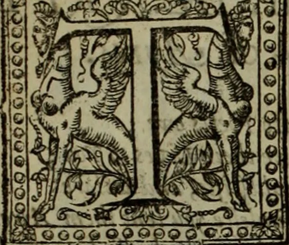 An illustration from Ayres and dialogues, : for one, two, and three voyces, 1653, leaf 16