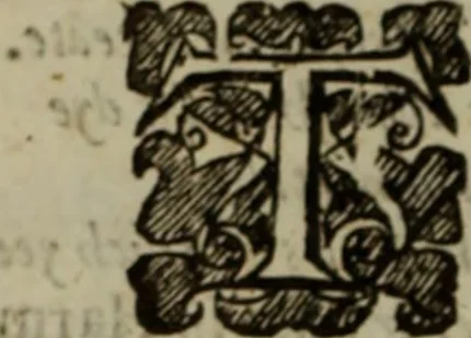 An illustration from Ayres and dialogues, : for one, two, and three voyces, 1653, leaf 17