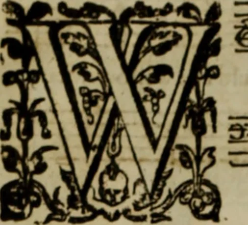An illustration from Ayres and dialogues, : for one, two, and three voyces, 1653, leaf 181