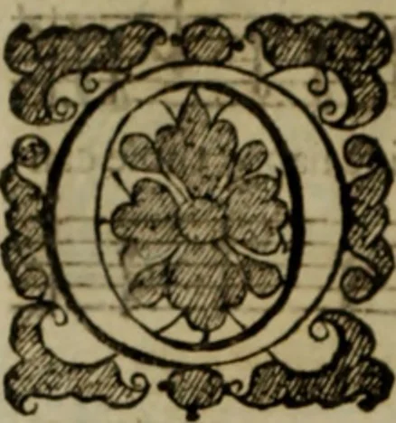 An illustration from Ayres and dialogues, : for one, two, and three voyces, 1653, leaf 197