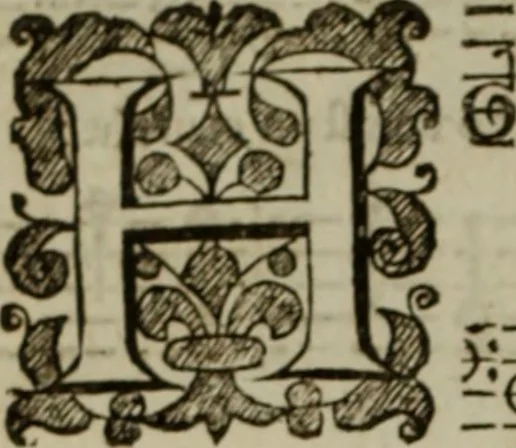 An illustration from Ayres and dialogues, : for one, two, and three voyces, 1653, leaf 33