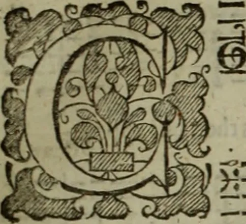 An illustration from Ayres and dialogues, : for one, two, and three voyces, 1653, leaf 38