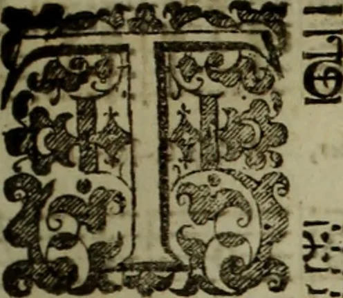 An illustration from Ayres and dialogues, : for one, two, and three voyces, 1653, leaf 46