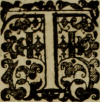 An illustration from Ayres and dialogues, : for one, two, and three voyces, 1653, leaf 77