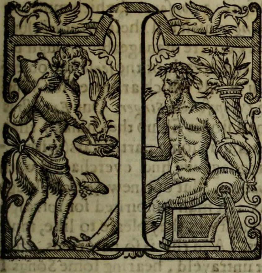 An illustration from Ayres and dialogues, : for one, two, and three voyces, 1653, leaf 88