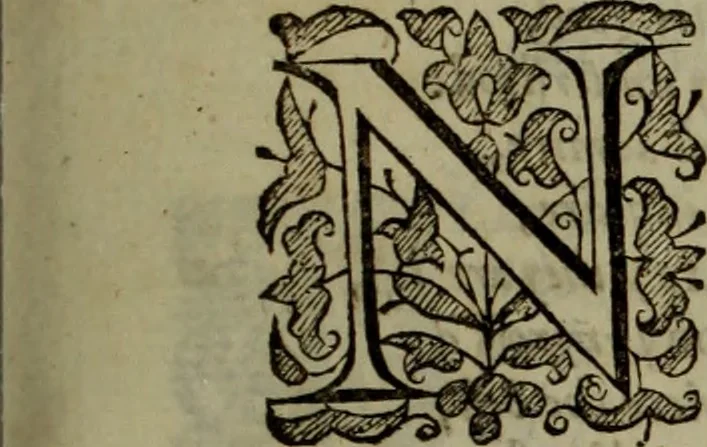 An illustration from Ayres and dialogues, : for one, two, and three voyces, 1653, leaf 92