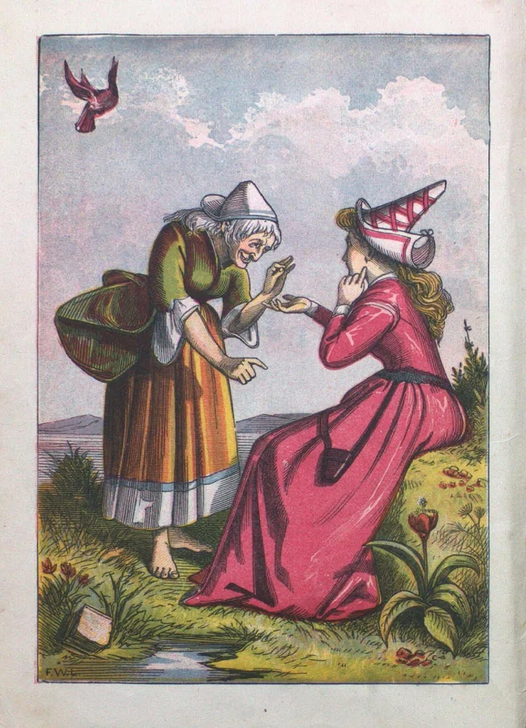 An illustration from Little Totty, and other nursery tales, 1859, leaf 5